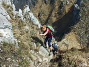 Cima e Passo del Fò dalla Cresta di Giumenta EEA il 6 aprile 2014 - FOTOGALLERY